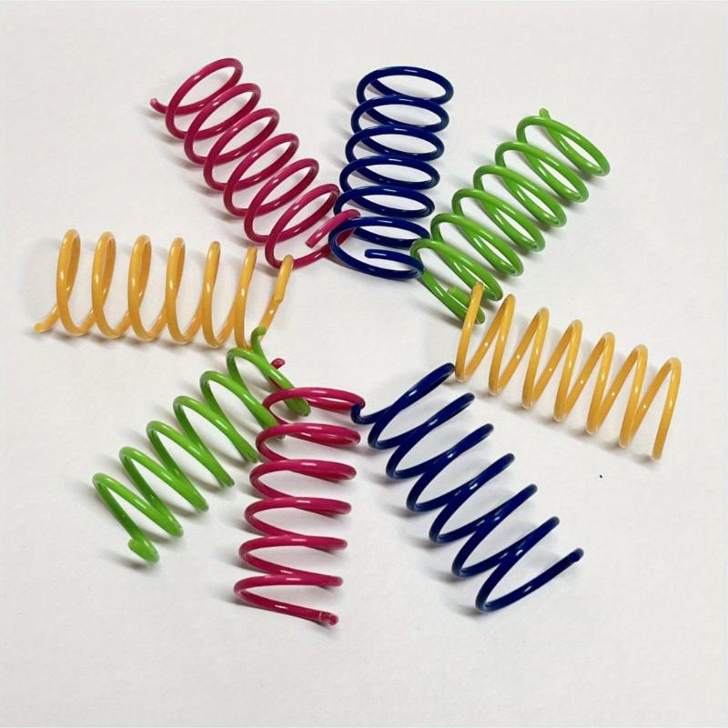 Interactive Colorful Spring Cat Toys for Playful Kittens