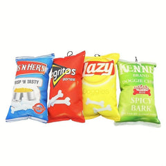 Chip Pattern Dog Toy for Small & Medium Dogs