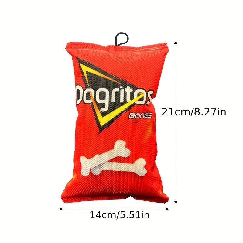 Chip Pattern Dog Toy for Small & Medium Dogs
