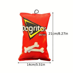 Chip Pattern Dog Toy for Small & Medium Dogs
