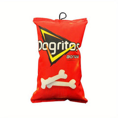Chip Pattern Dog Toy for Small & Medium Dogs
