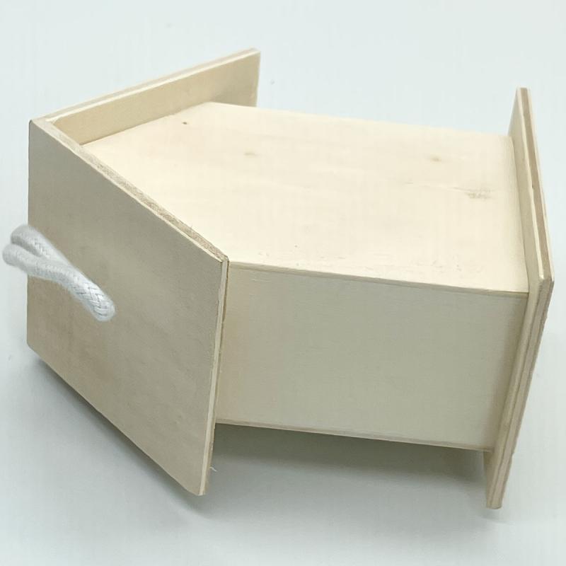 Outdoor Wooden Bird Nest Small Bird House For Garden Yard Ornaments