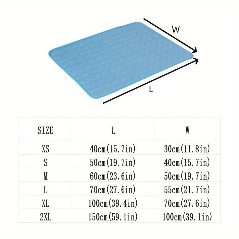 Pet Cooling Pad Self Cooling Mat For Dogs And Cats Summer Heat Relief
