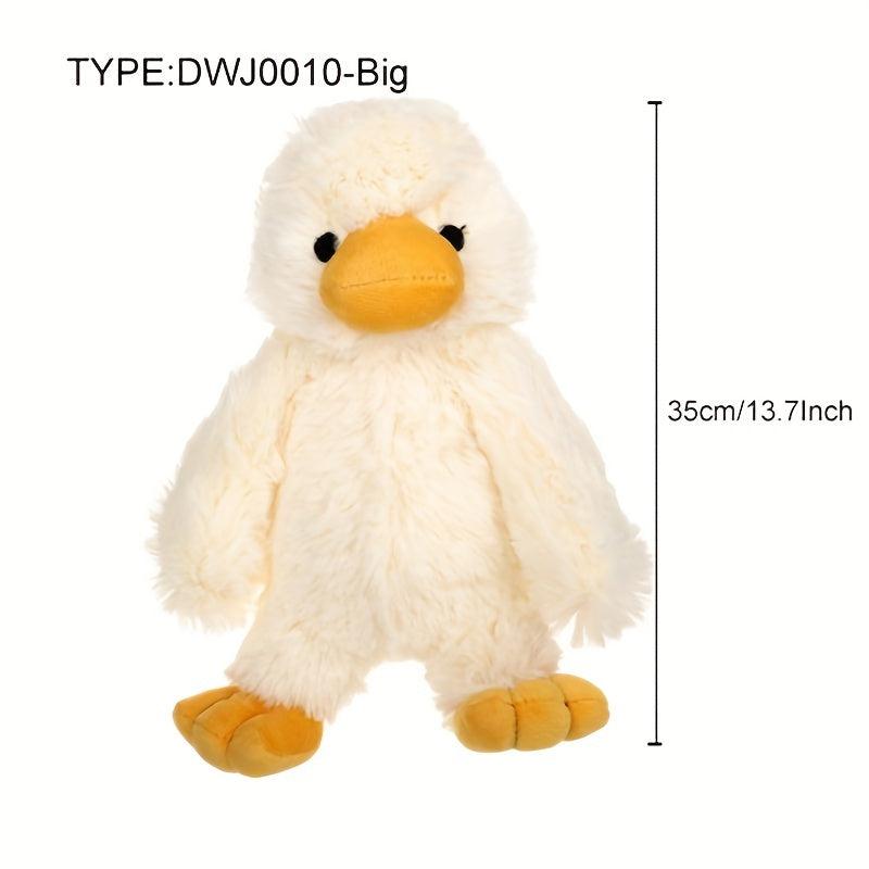 Durable Dog Chew Toy for Aggressive Chewers Squeaky Plush Yellow Duck