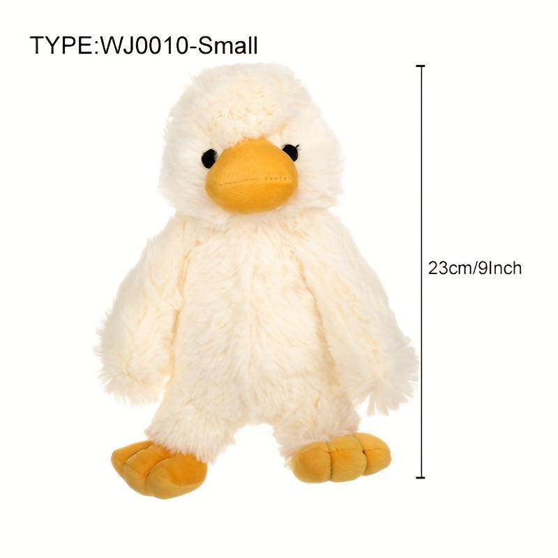 Durable Dog Chew Toy for Aggressive Chewers Squeaky Plush Yellow Duck