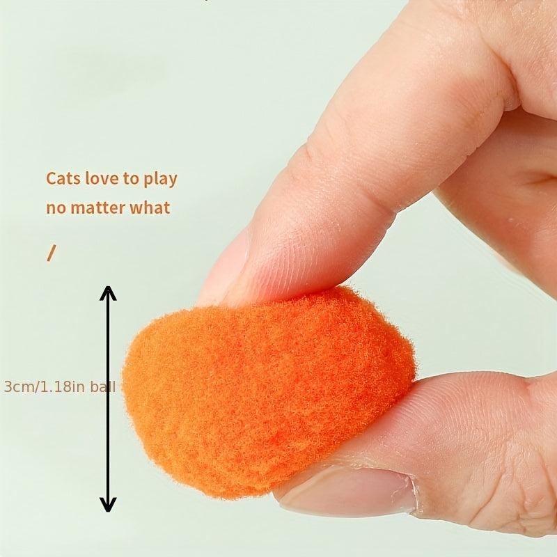 Funny Cat Teaser Ball Launch Gun With Plush Ball Toy