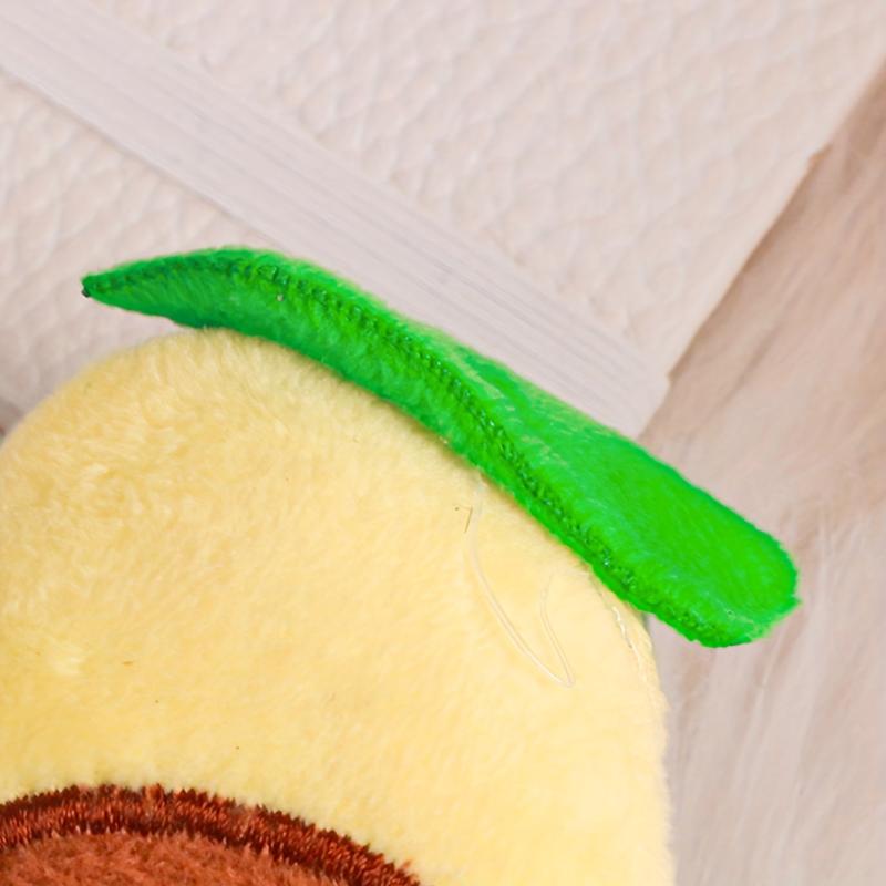 Interactive Avocado Cat Plush Toy for IQ Training