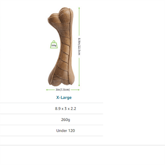 Bone Shape Pet Dog Toy Beef Flavor Chew Toy for Dogs