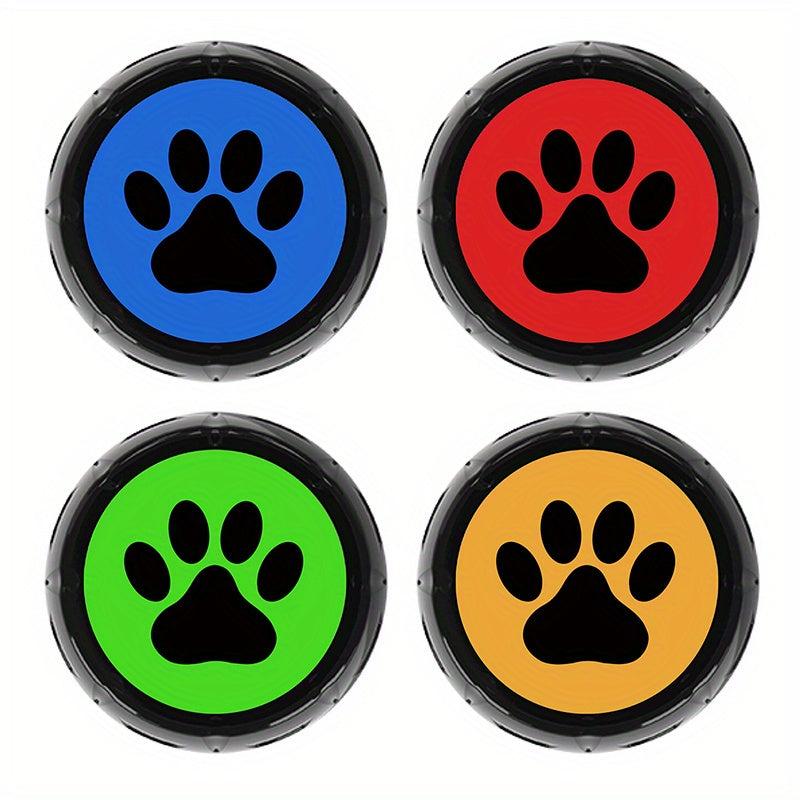 4pcs Recordable Dog Communication Buttons, Train Your Dog to Communicate