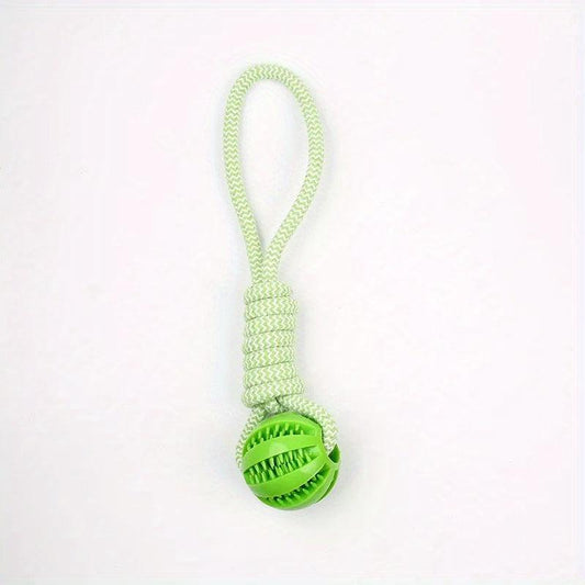 1pc Pet Braid Rope Ball Toy Dog Funny Interactive Teeth Cleaning Supply