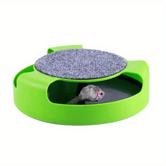 Interactive Turntable & Scratch Board Toy for Cats