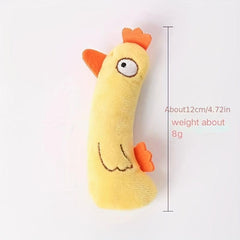 Plush Animal Shape Interactive Cat Toy