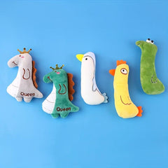 Plush Animal Shape Interactive Cat Toy