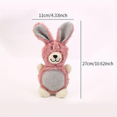 Interactive Cartoon Plush Dog Chew Toy for Endless Fun
