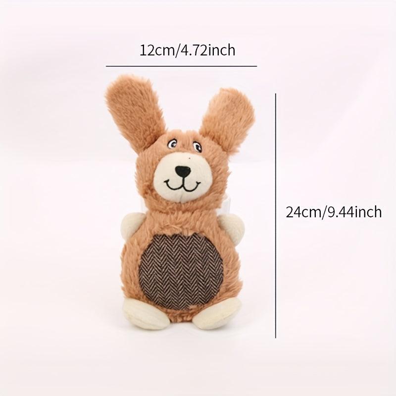 Interactive Cartoon Plush Dog Chew Toy for Endless Fun