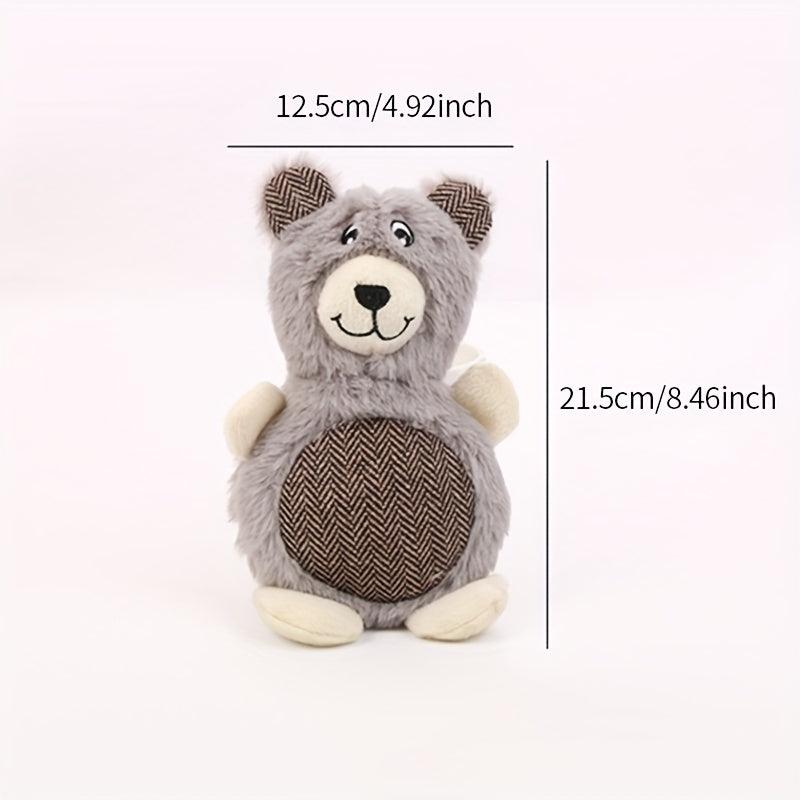 Interactive Cartoon Plush Dog Chew Toy for Endless Fun