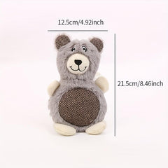 Interactive Cartoon Plush Dog Chew Toy for Endless Fun