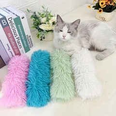 Interactive Cat Plush Toy Pillow with Sound Paper Bite Resistant