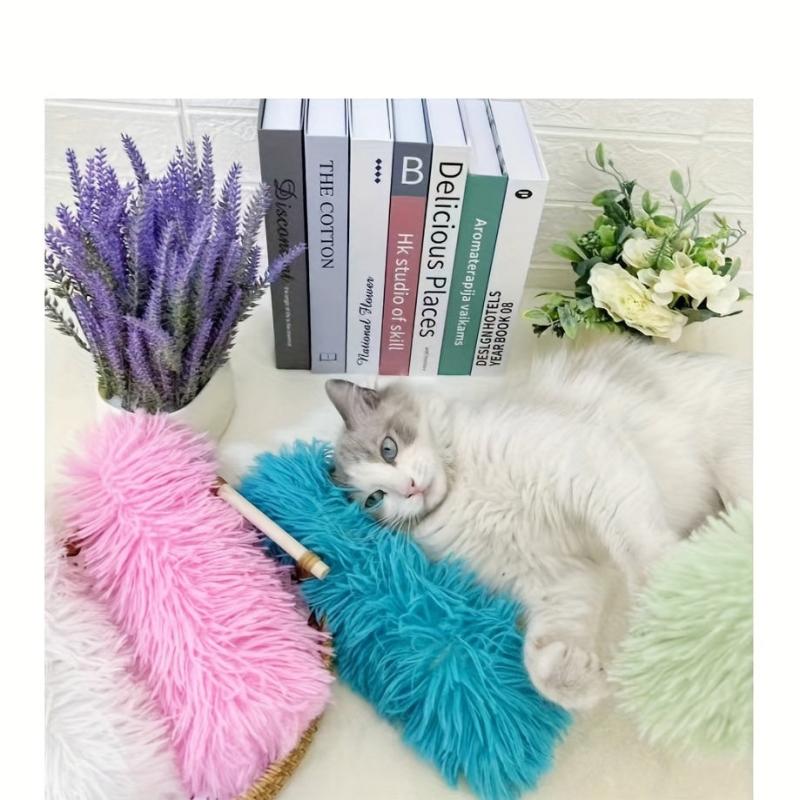 Interactive Cat Plush Toy Pillow with Sound Paper Bite Resistant