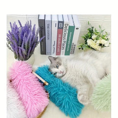Interactive Cat Plush Toy Pillow with Sound Paper Bite Resistant