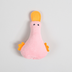 Interactive Plush Duck Toy for Cats