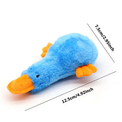 Interactive Plush Duck Toy for Cats