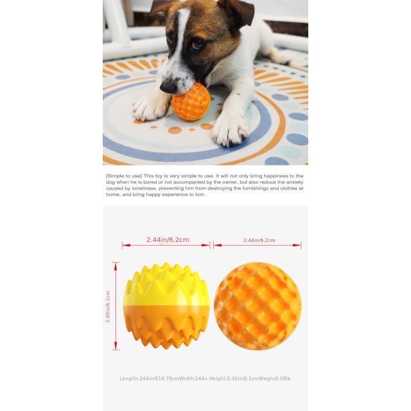 Dog Durable Crew Ball Toy Pet Grinding Teeth Elastic Toy