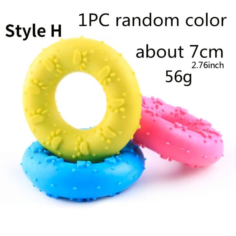 Rubber Chew Toy for Small Dogs Teeth Cleaning & Training