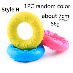 Rubber Chew Toy for Small Dogs Teeth Cleaning & Training