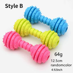Rubber Chew Toy for Small Dogs Teeth Cleaning & Training