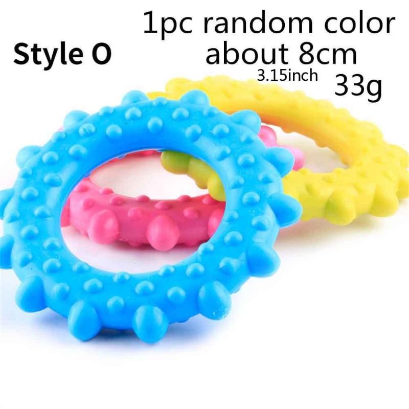 Rubber Chew Toy for Small Dogs Teeth Cleaning & Training
