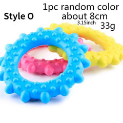 Rubber Chew Toy for Small Dogs Teeth Cleaning & Training
