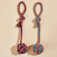 Interactive Dog Cat Chew Toy Durable Knot Toy for Aggressive Chewers