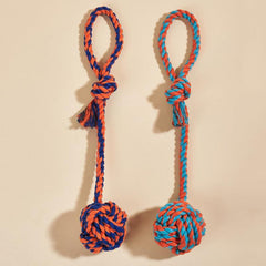 Interactive Dog Cat Chew Toy Durable Knot Toy for Aggressive Chewers