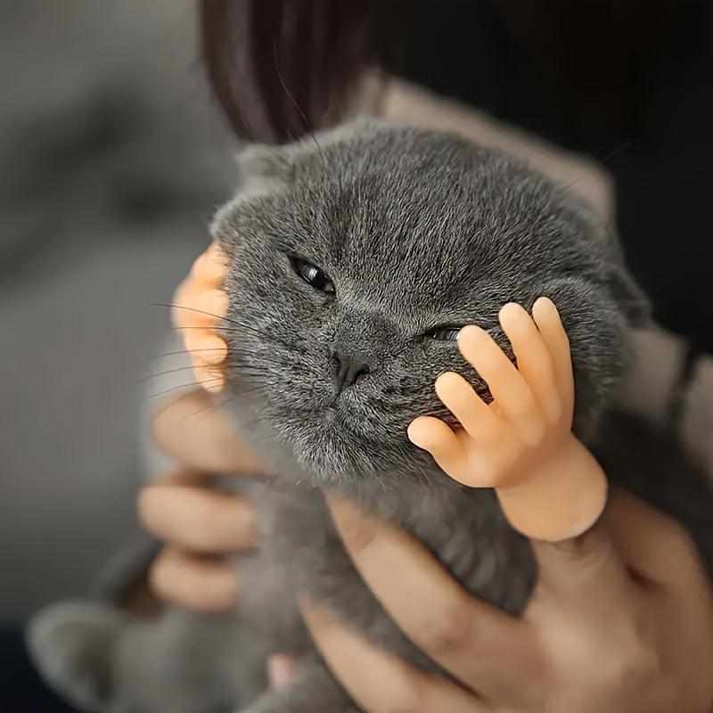 Indoor Cat Finger Cover Toy Tiny Finger Hands Little Massage Hand