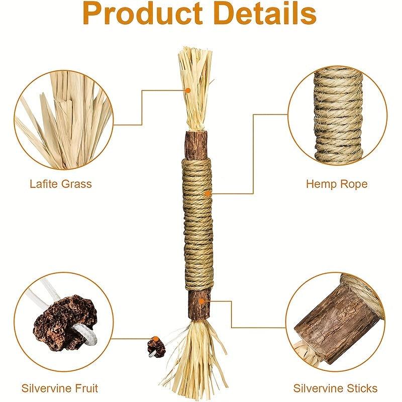 Silver Vine Sticks Cat Toy for Teeth Cleaning & Teething