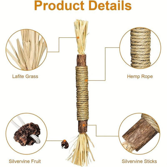 Silver Vine Sticks Cat Toy for Teeth Cleaning & Teething