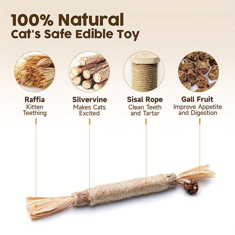 Silver Vine Sticks Cat Toy for Teeth Cleaning & Teething