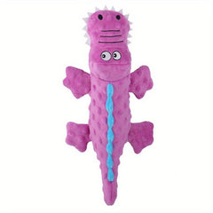 Crocodile Dinosaur Pet Squeaky Plush Toy for Dogs
