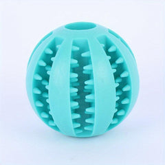 Interactive Dog Ball Toy for Molar Health and Food Dispensing