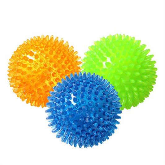Interactive Dog Chew Toy Fun Training & Teeth Cleaning Random Ball