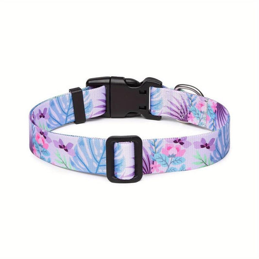 Soft Adjustable Dog Collars Breathable Nylon Maximum Comfort