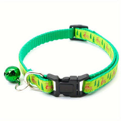 Christmas Pet Collar for Dogs & Cats with Bell