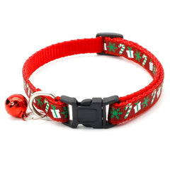 Christmas Pet Collar for Dogs & Cats with Bell