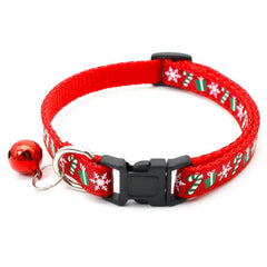 Christmas Pet Collar for Dogs & Cats with Bell