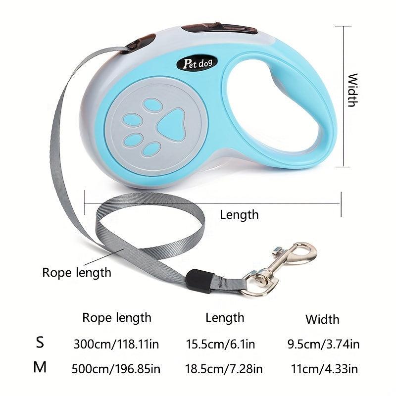 Retractable Pet Leash & Poop Bag Set for Dog & Cat Walking