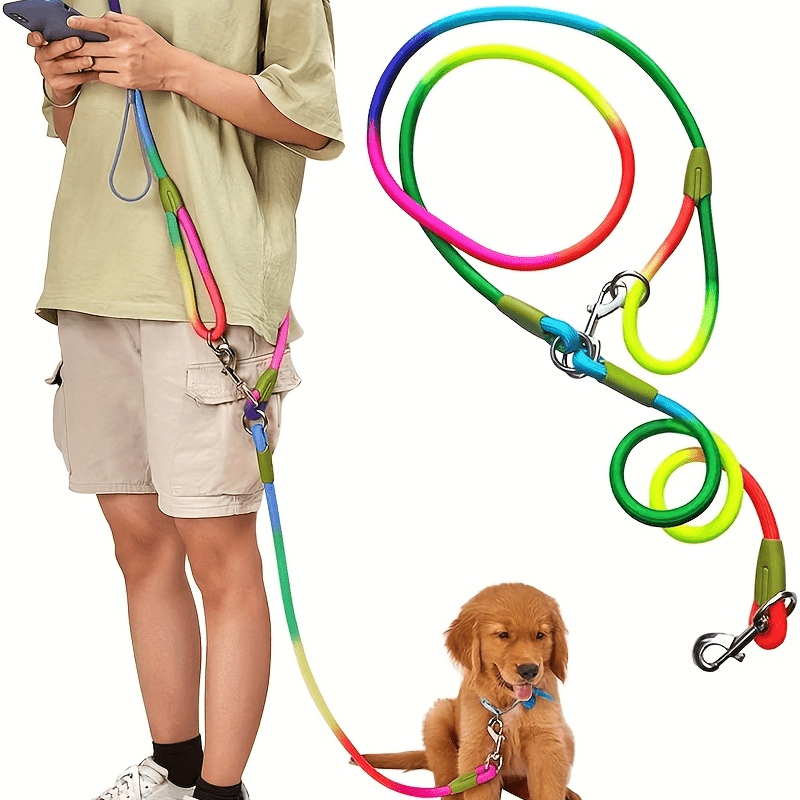 Reflective Hands-Free Dog Leash for Walking, Jogging, Running