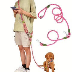 Reflective Hands-Free Dog Leash for Walking, Jogging, Running