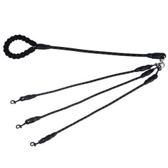 Pet Way Leash for Walking Multiple Dogs Elastic Straps Tangle Comfortable Handle