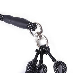 Pet Way Leash for Walking Multiple Dogs Elastic Straps Tangle Comfortable Handle